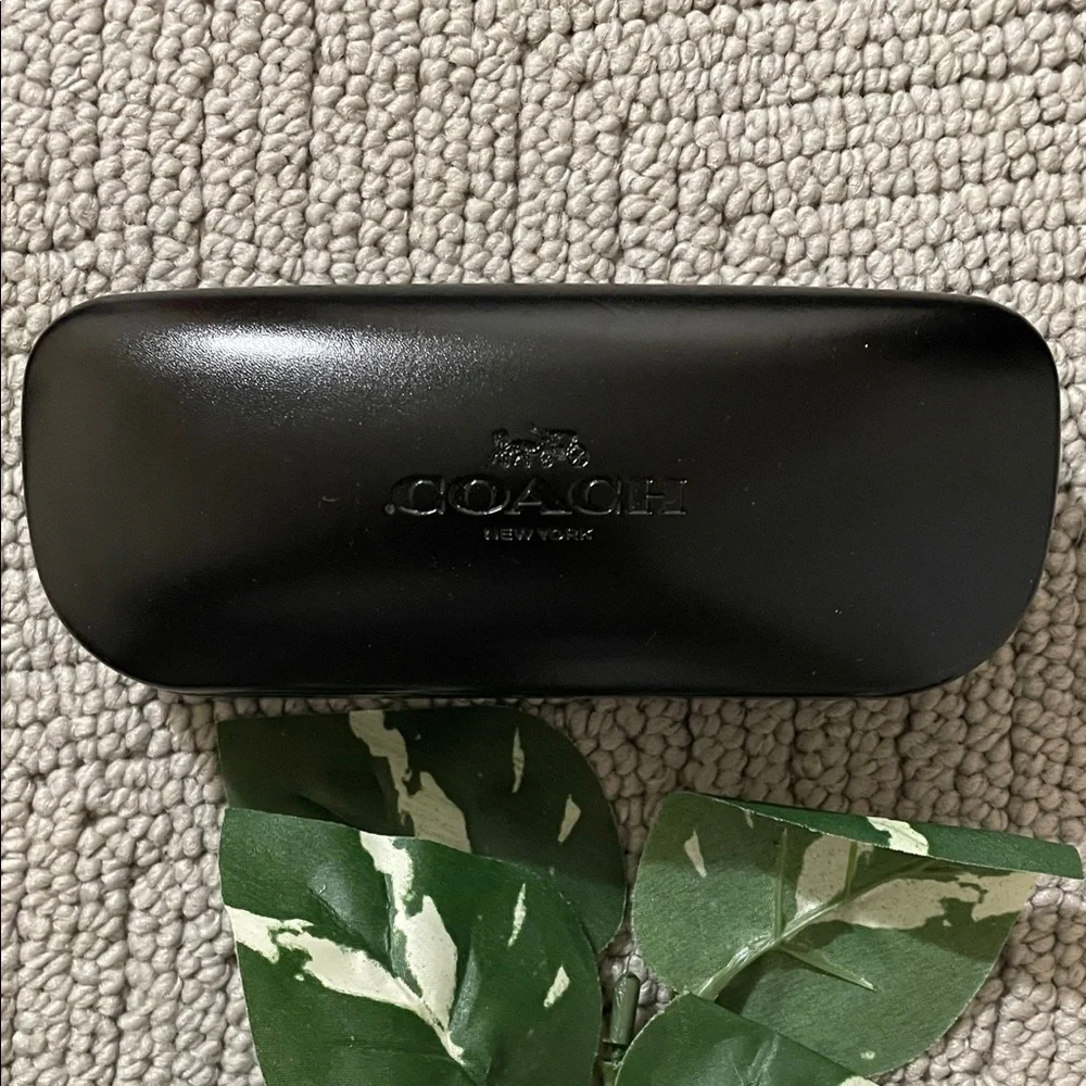 Coach Sleek Black Eyewear Case
